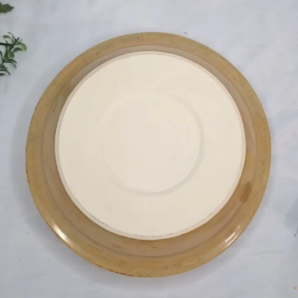 Scarlet Campbell Stoneware Pie Pan Serving Dish 10 1/4